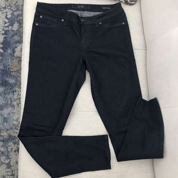 Jessica Simpson Dark Blue Kiss Me Jeggings, 30 - Picture 2 of 9
